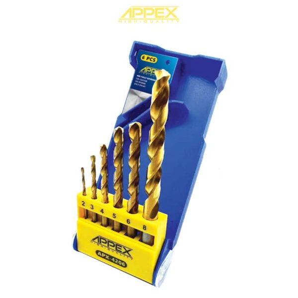 APPEX-iron-drill-set-model-4206-six-pieces-min